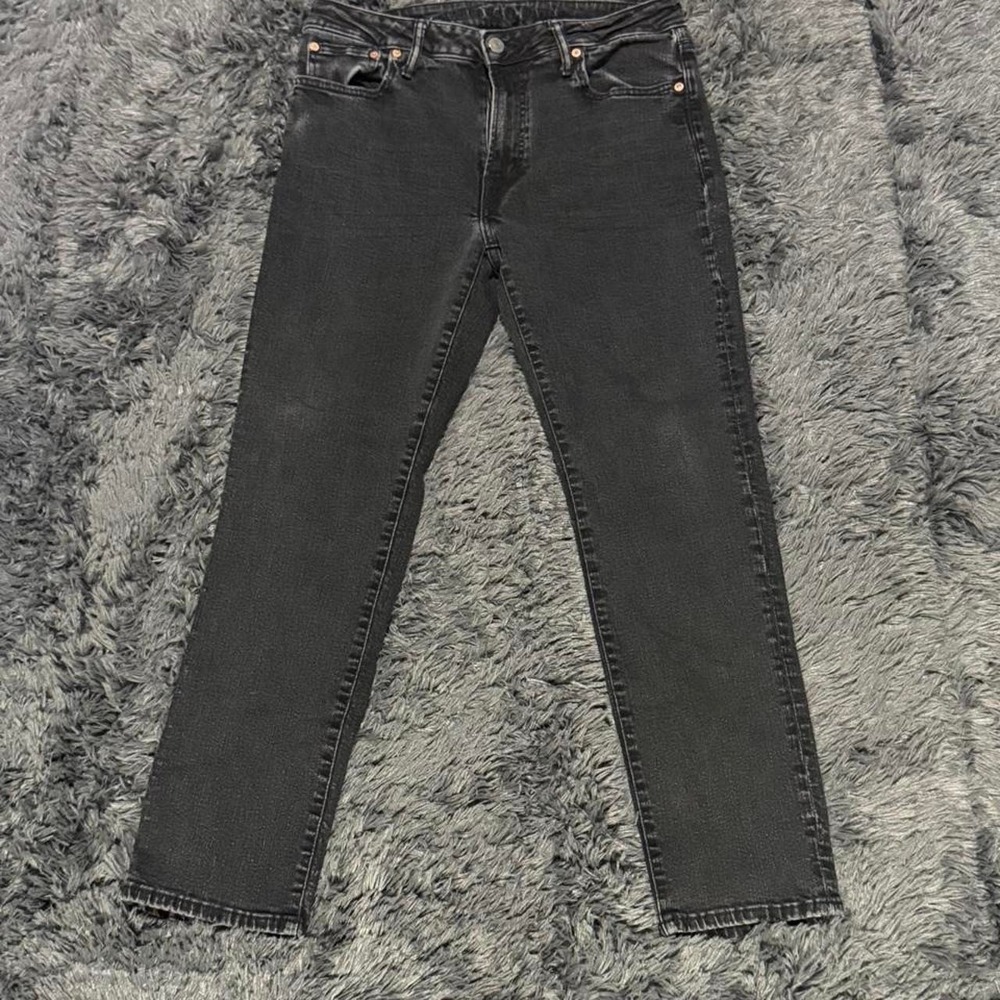 Men's American Eagle Black straight leg jeans